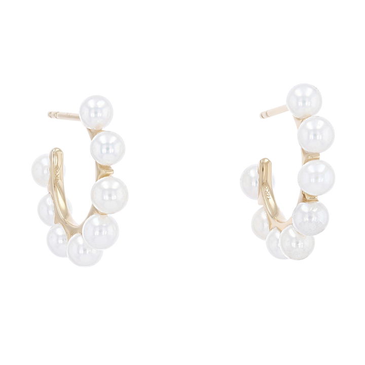 Freshwater Pearl Hoop Earrings