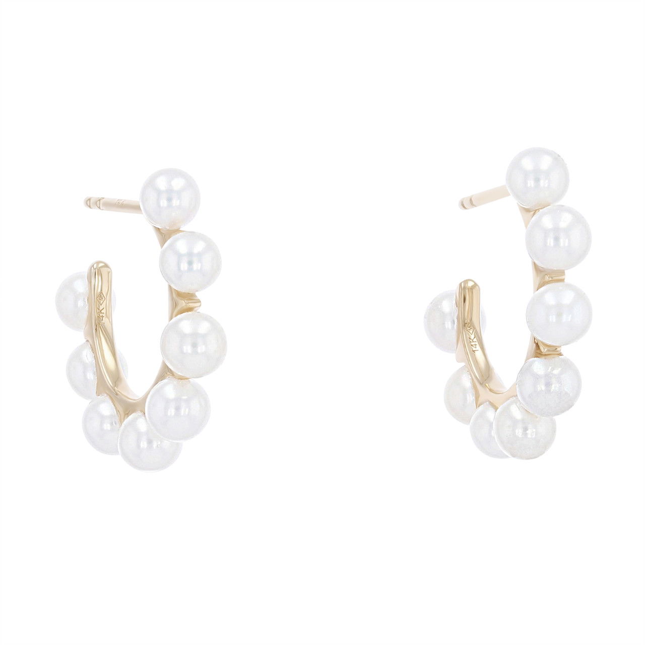 Freshwater Pearl Hoop Earrings