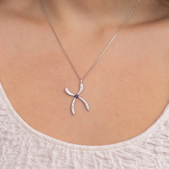 Sterling Silver Chromosome Pendant In Sterling Silver