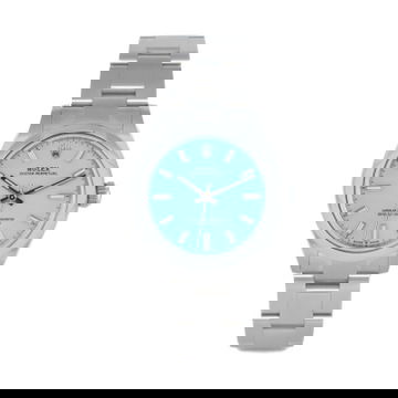 Rolex Perpetual 31 Blue Dial Smooth Bezel Watch | Oystersteel Bracelet - 31mm