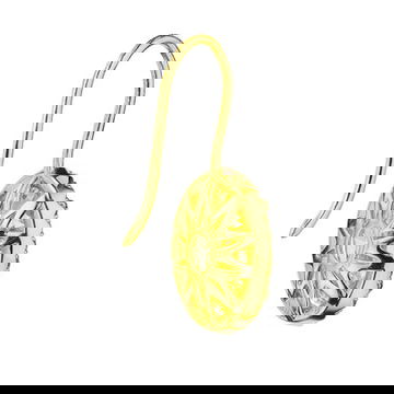 6.10 ct. Fancy Yellow Diamond Drop Halo Earrings 2