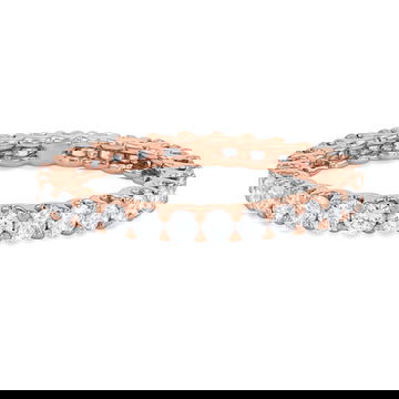 Scallop Diamond Eternity Band