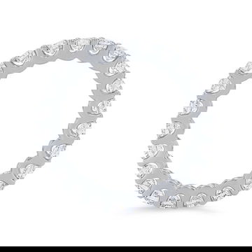Scallop Diamond Eternity Band