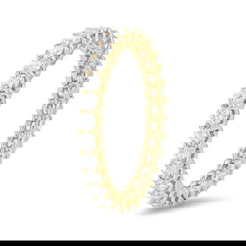 Scallop Diamond Eternity Band