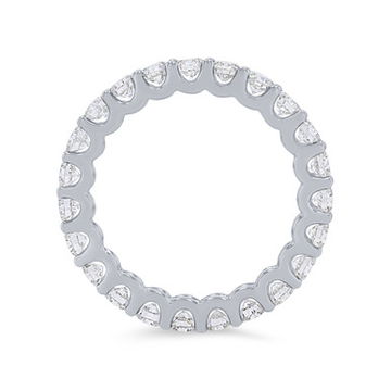 Scallop Diamond Eternity Band