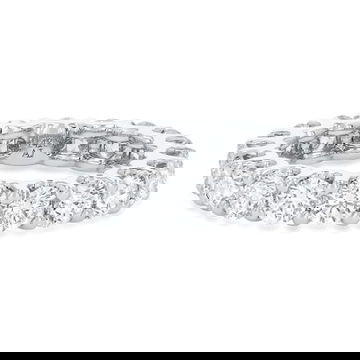 Scallop Diamond Eternity Band