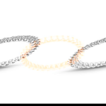 Scallop Diamond Eternity Band