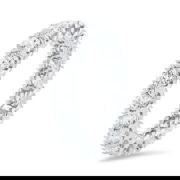 Scallop Diamond Eternity Band