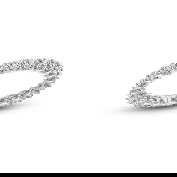 Scallop Diamond Eternity Band