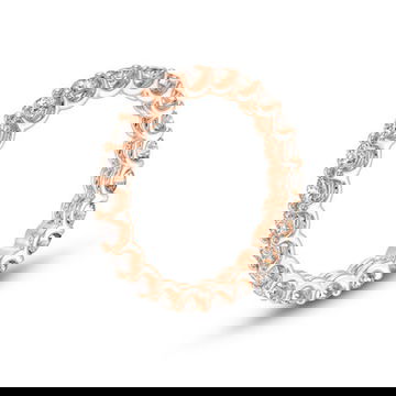 Scallop Diamond Eternity Band