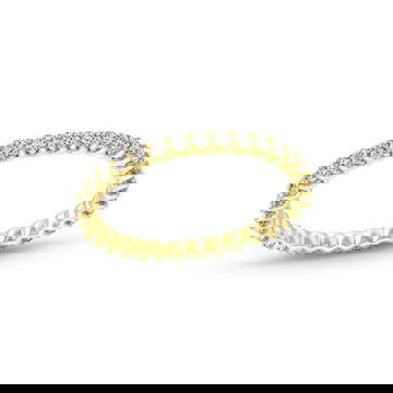 Scallop Diamond Eternity Band