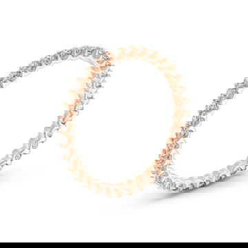 Scallop Diamond Eternity Band