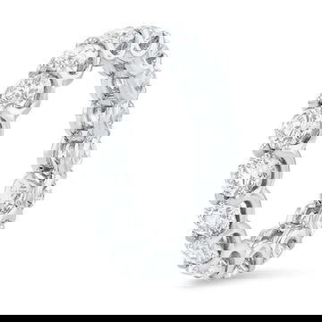 Scallop Diamond Eternity Band