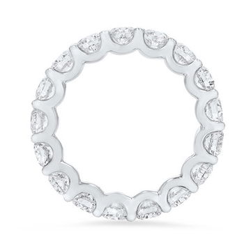 Scallop Diamond Eternity Band