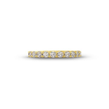 Scallop Diamond Eternity Band
