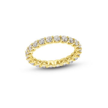 Scallop Diamond Eternity Band