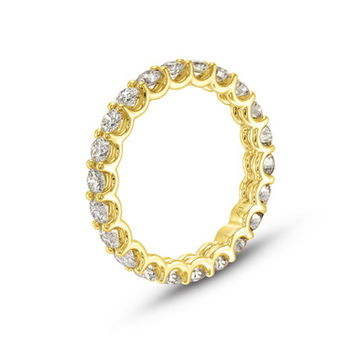 Scallop Diamond Eternity Band