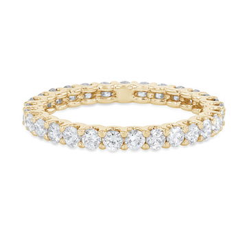 Scallop Diamond Eternity Band