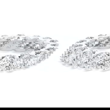 Scallop Diamond Eternity Band