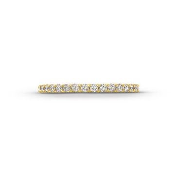 Scallop Diamond Eternity Band