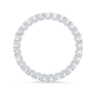 Scallop Diamond Eternity Band