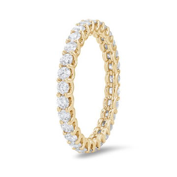 Scallop Diamond Eternity Band
