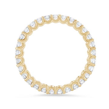 Scallop Diamond Eternity Band