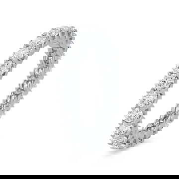 Scallop Diamond Eternity Band