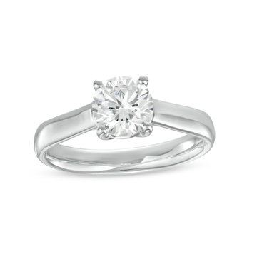 Solitaire 3mm Cathedral Engagement Setting by Adorette In Platinum