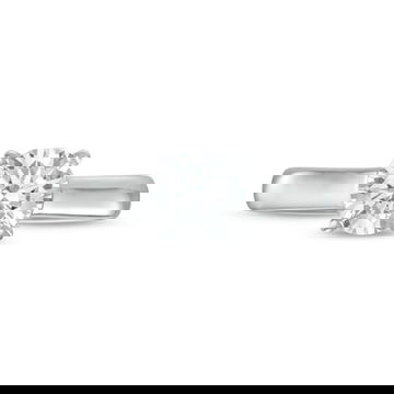 Solitaire 3mm Cathedral Engagement Setting by Diamonds Direct Designs