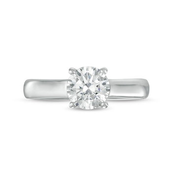 Solitaire 3mm Cathedral Engagement Setting by Adorette In Platinum