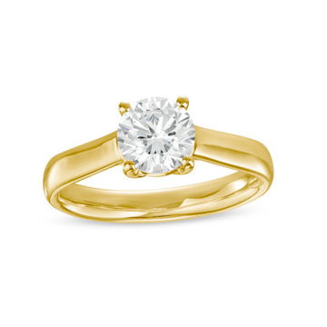 Solitaire 3mm Cathedral Engagement Setting by Diamonds Direct Designs