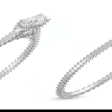 Solitaire 3mm Cathedral Engagement Setting by Diamonds Direct Designs