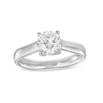 Solitaire 3mm Cathedral Engagement Setting by Diamonds Direct Designs
