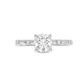 Scallop Station Engagement Setting by Diamonds Direct Designs 2