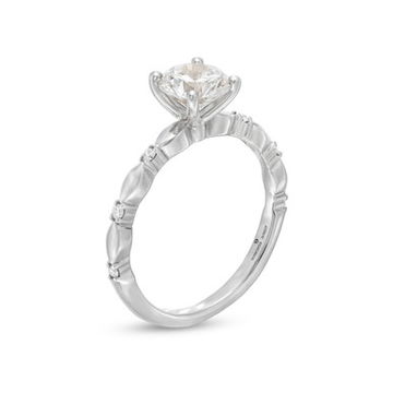 Scallop Station Engagement Setting by Diamonds Direct Designs 6