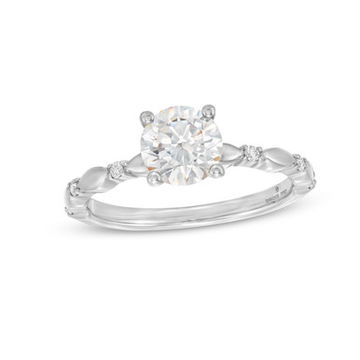 Scallop Station Engagement Setting by Diamonds Direct Designs 7