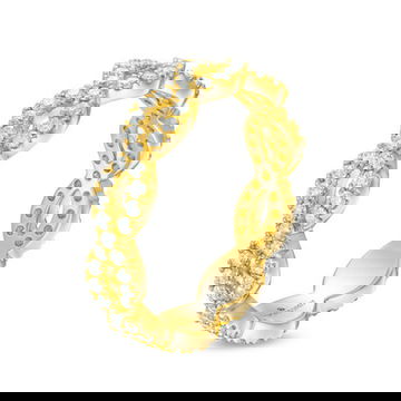 Twist Diamond Eternity Band by Diamonds Direct Designs 9