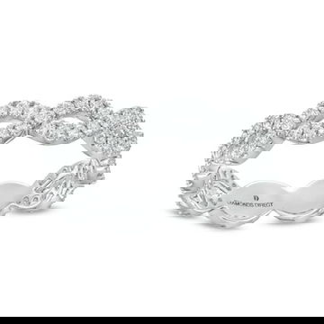 Twist Diamond Eternity Band by Diamonds Direct Designs 5