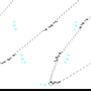 Alternating Emerald and Diamond Station Necklace
