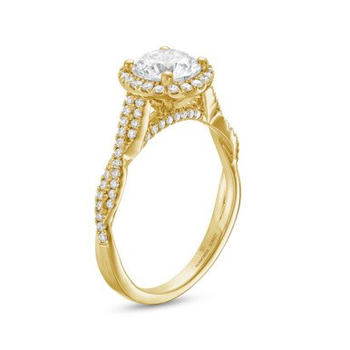 Buy quality 22kt 916 Yellow Gold Ladies Ring Calcutti floral Design in  Ahmedabad