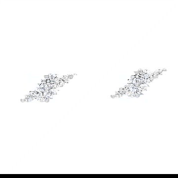 Diamond Quad Stud Earrings