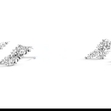 Diamond Quad Stud Earrings