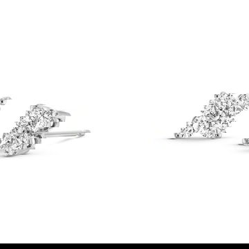 Diamond Quad Stud Earrings