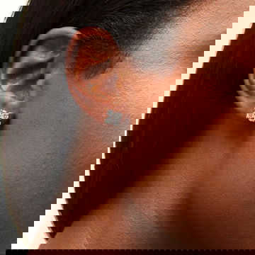 Diamond Quad Stud Earrings