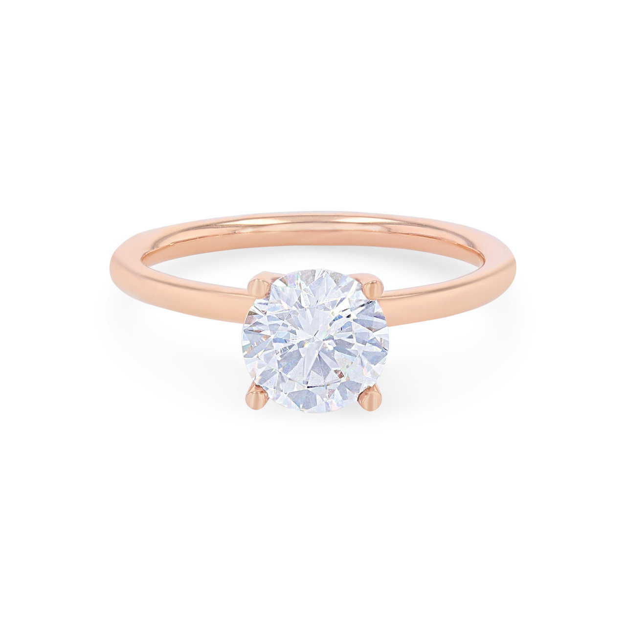 Sylvie Solitaire Hidden Diamond Accent Engagement Setting 0