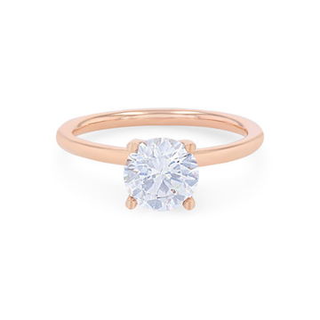 Sylvie Solitaire Hidden Diamond Accent Engagement Setting