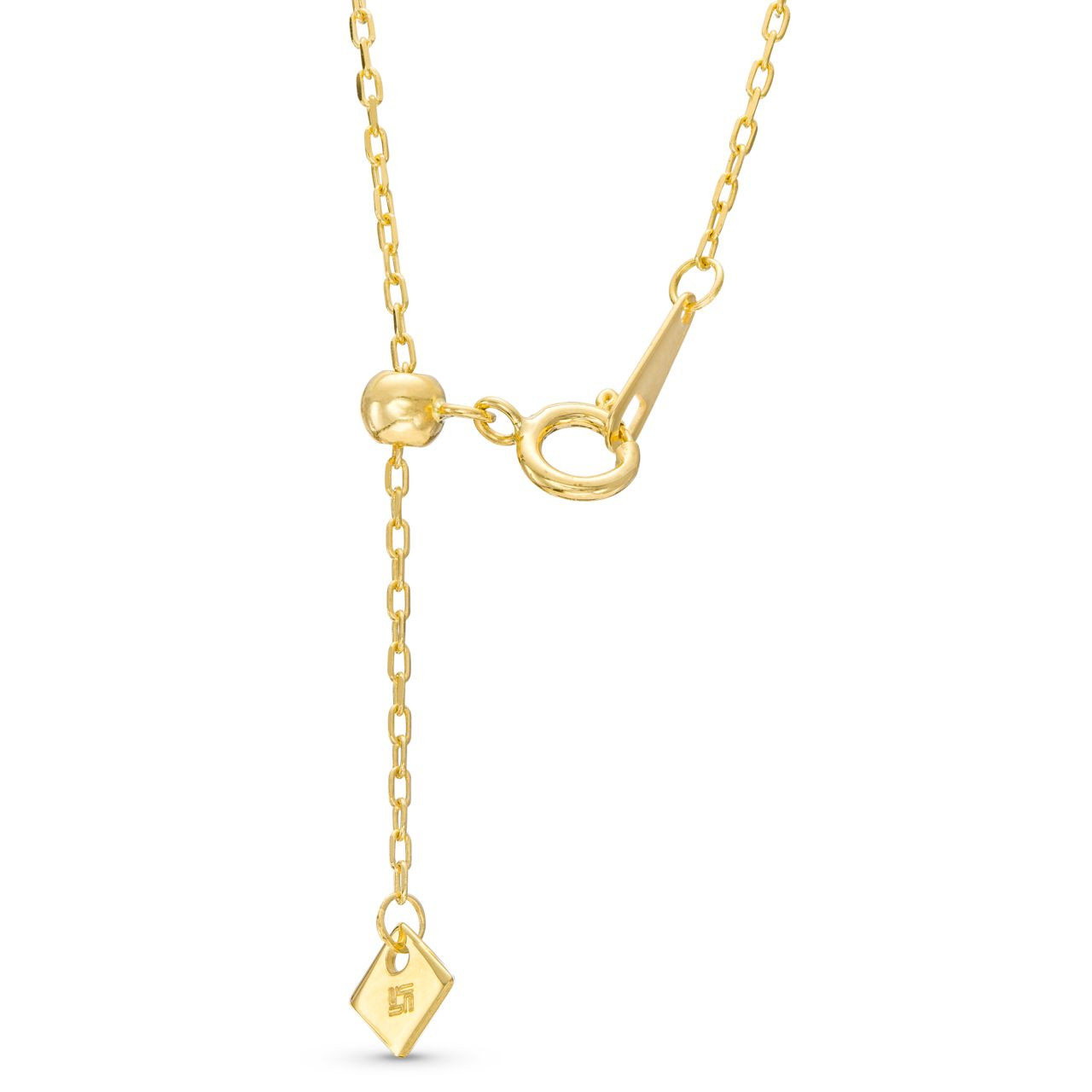 Diamond Single Link Adjustable Bracelet 1
