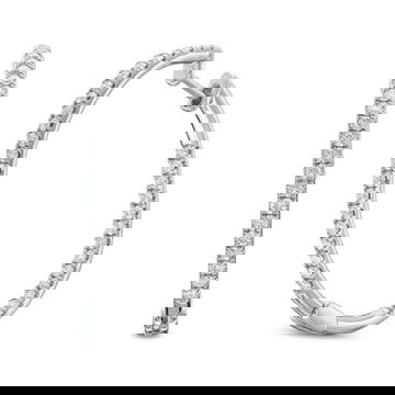 Classic 1.25" In/Out Diamond Hoop Earrings