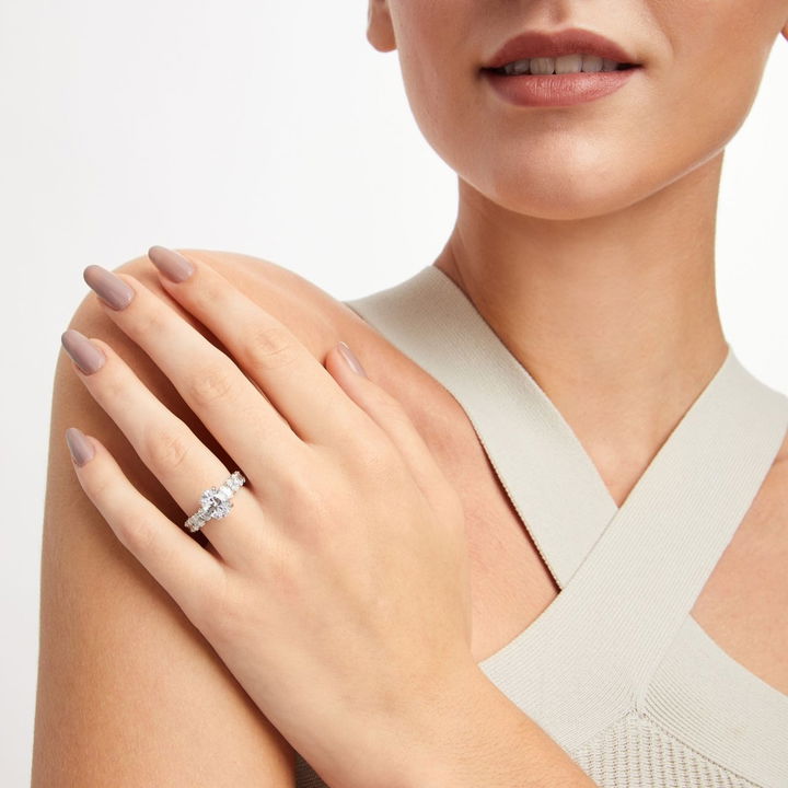 White Gold 18K Michael M. Montage Hidden Halo Engagement Setting